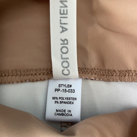 NEW Color Alien Tan Crop Tank and Bike Shorts Set US M - Picture 6 of 6